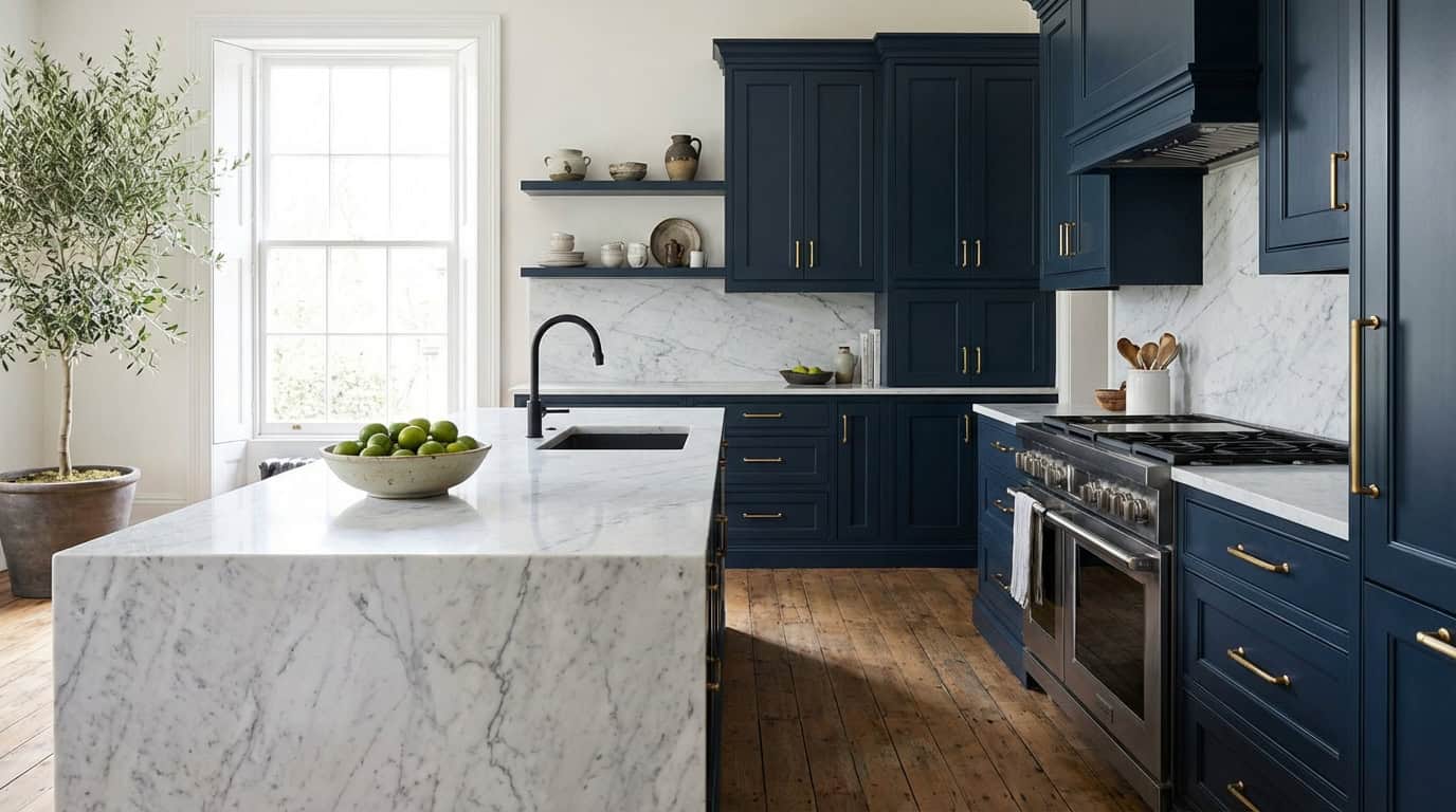 The Evolution Of The Heart Of The Home: Top Kitchen Trends In 2020 Bold Contrasting Colors And Statement Cabinetry
