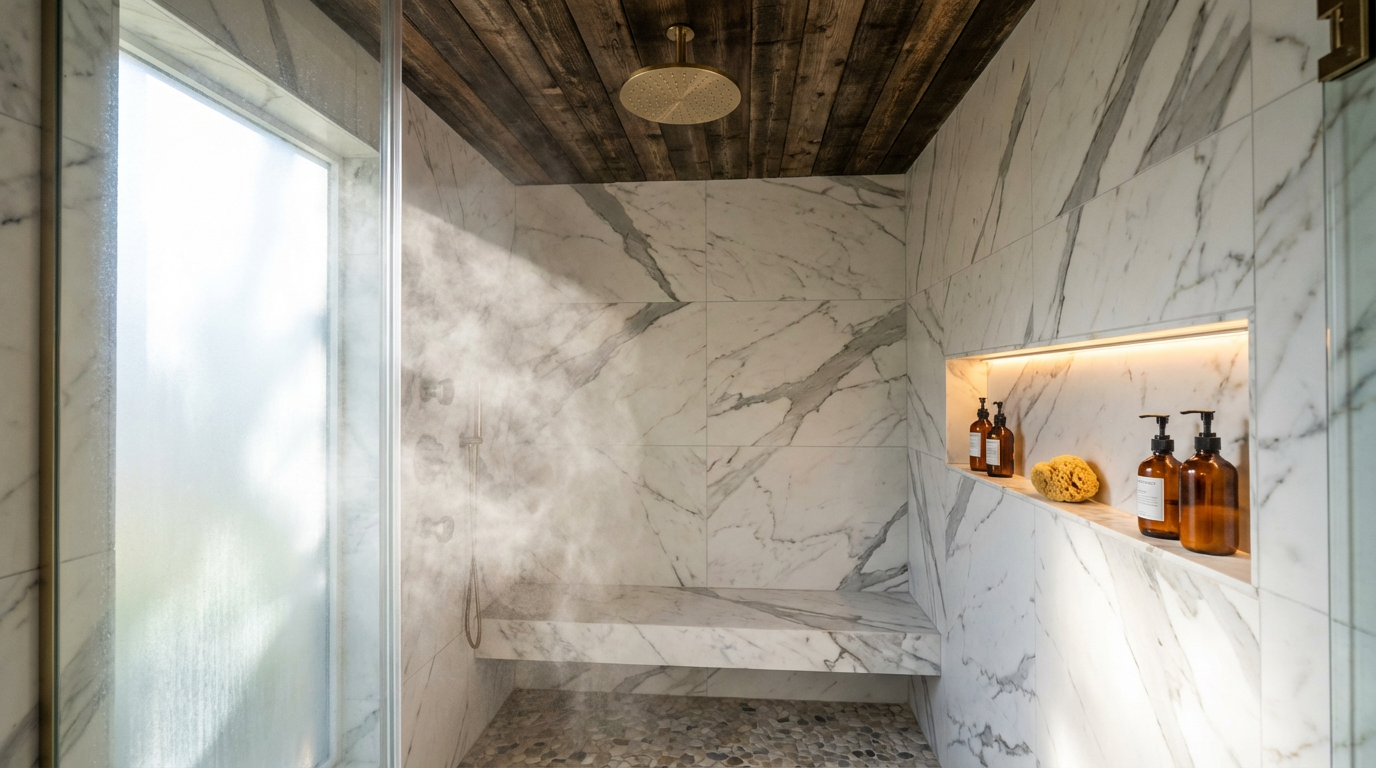 Luxury Upgrades For A Custom Walk-In Shower Experience