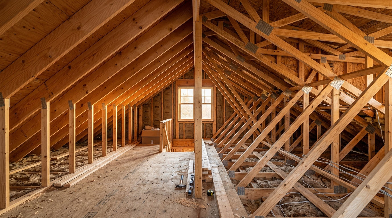 Rafter Versus Truss Roof Framing Constraints