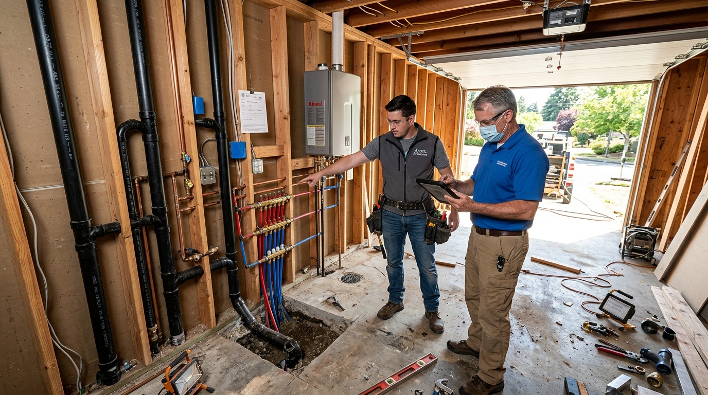 Master Your Garage Conversion Plumbing Layout For Maximum Value Permitting Success For ADU Plumbing Systems