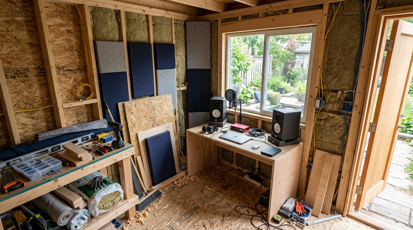 Backyard Recording Studio Budget And Build Process