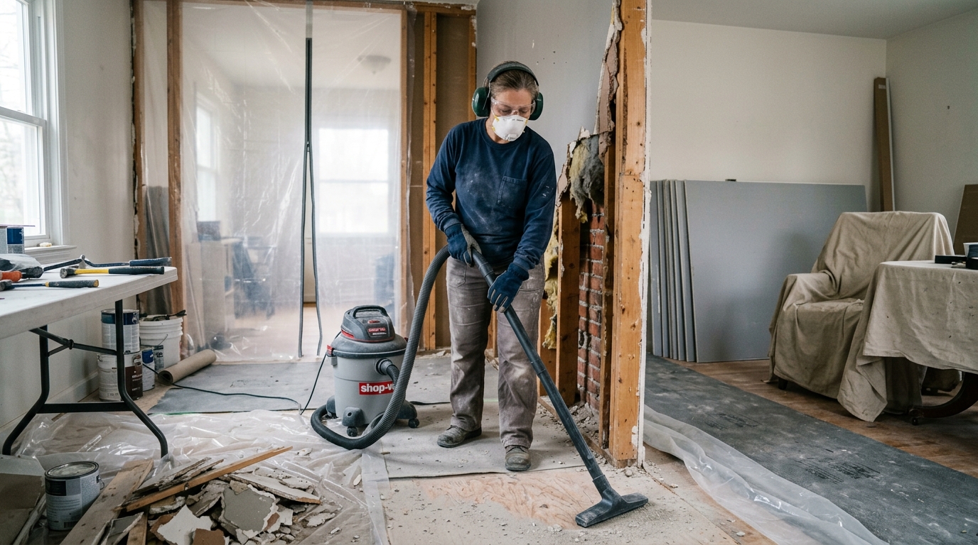 Can You Live in Your Home During a Major Remodel? Controlling Remodel Dust Noise And Safety Risks