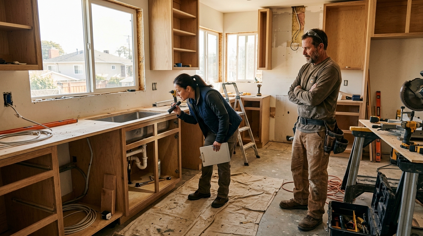 Los Angeles Kitchen Construction And Inspection Stages